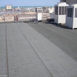 Impermeabilizzazione del terrazzo di copertura del palazzo di citt avanzamento lavori